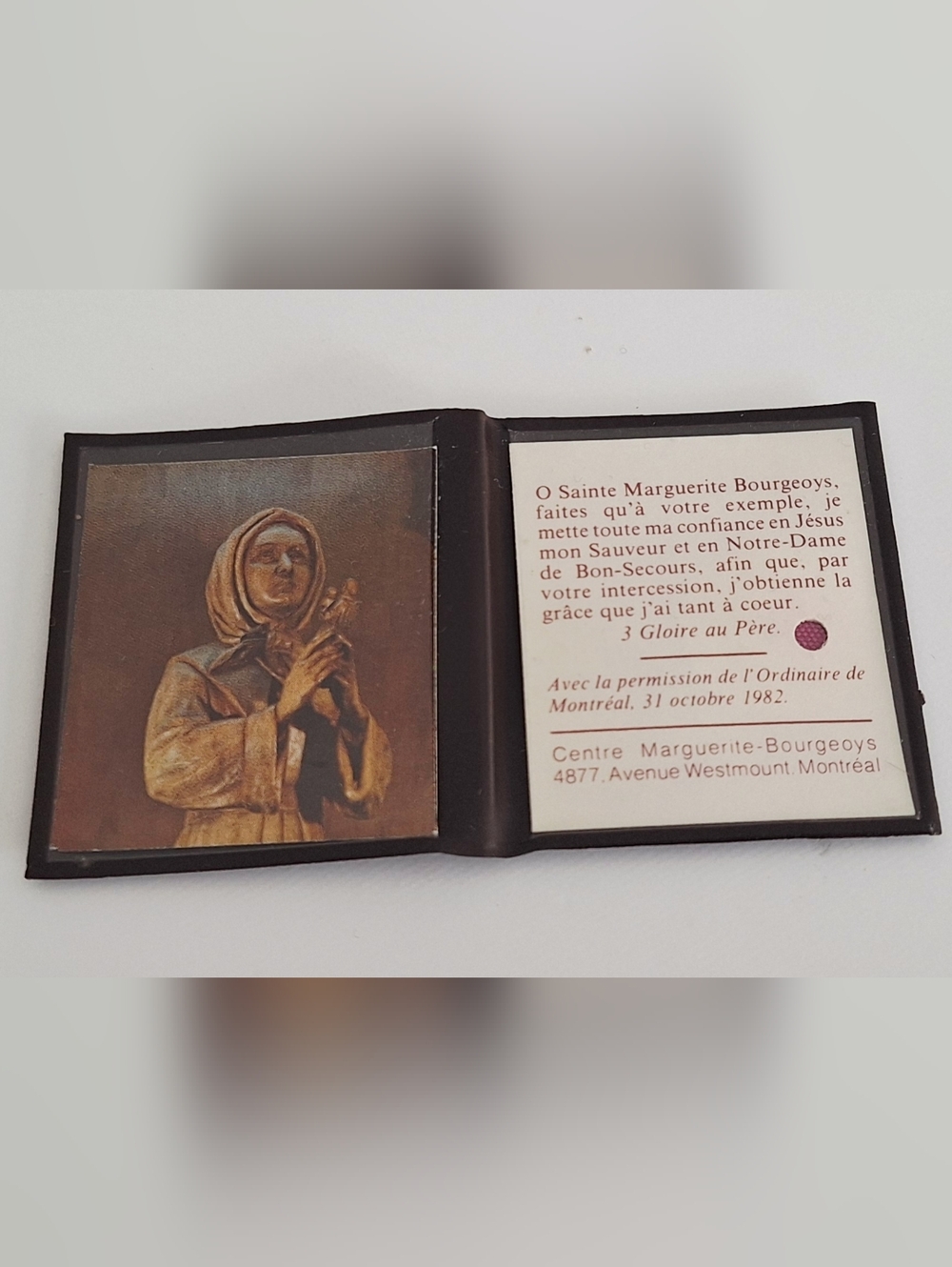 Relic of Marguerite Bourgeoys
